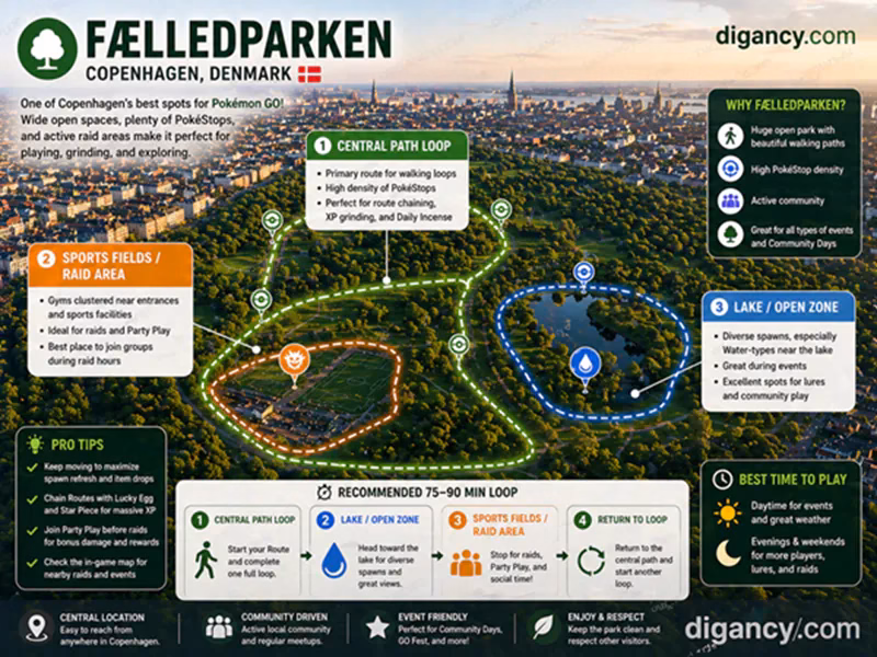 Fælledparken in Copenhagen Best Pokémon GO Spots