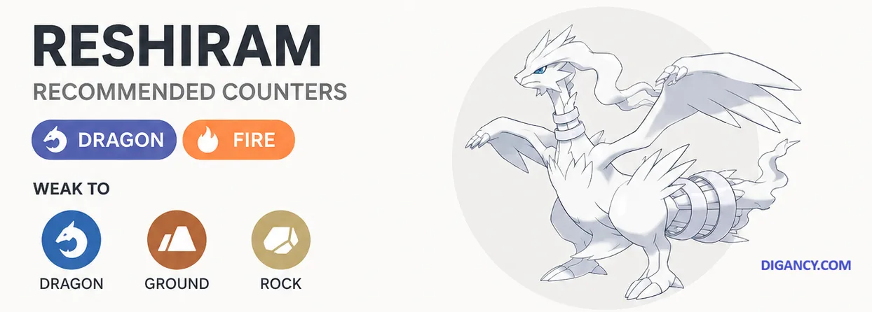 Reshiram Recommended Counters