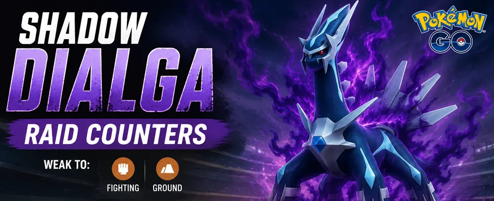 Shadow Dialga and Recommended Counters