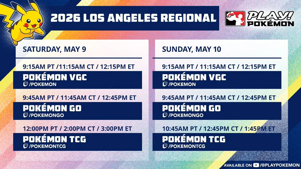 play pokemon LA regionals