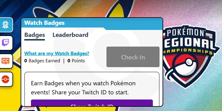 Earn Points by watching Pokémon GO Championships 2 watch badge card