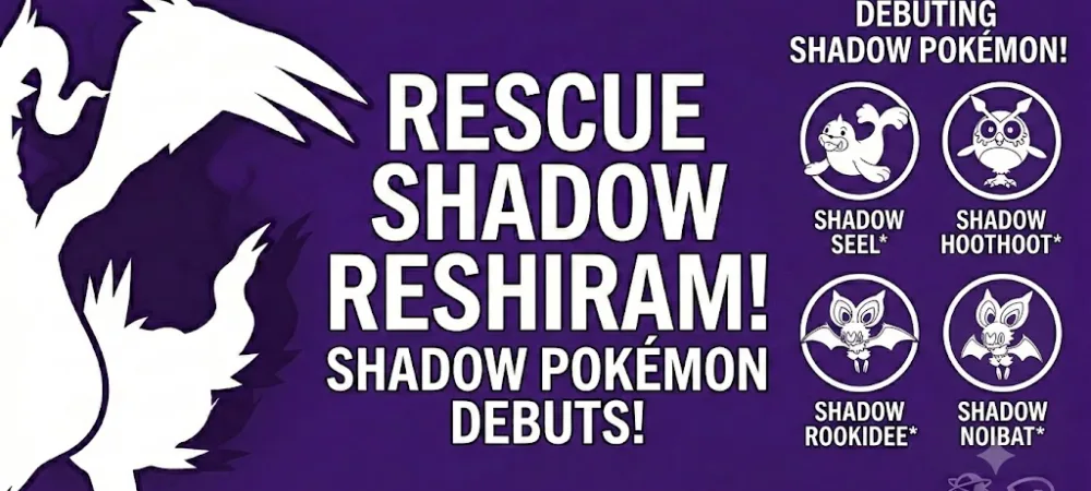 Flying Taxi Taken Over event comes with the debut of New (Shiny) Shadow Pokémon in Pokémon GO