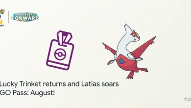 August 2026 GO Pass: Latias, Lucky Trinket, and more 12 August 2026 GO Pass: Latias, Lucky Trinket, and more