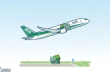 Green Pokémon Jet Celebration