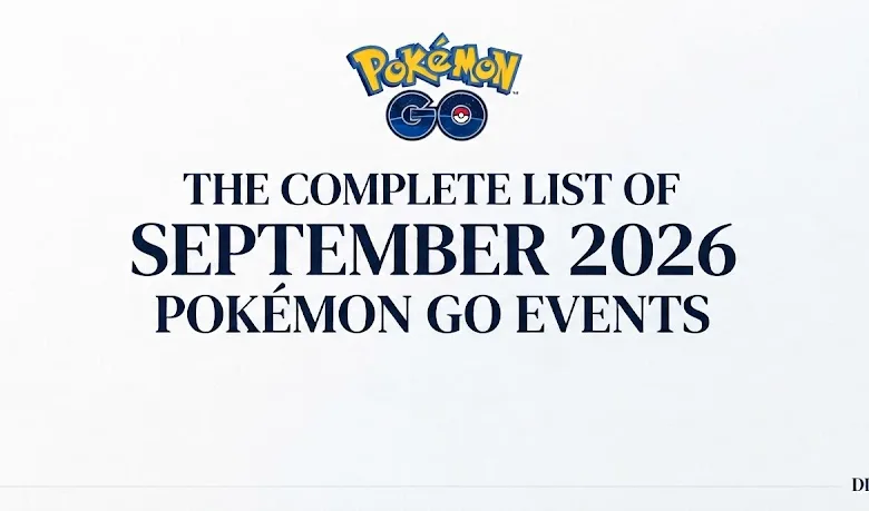 September 2026 Pokémon GO Events