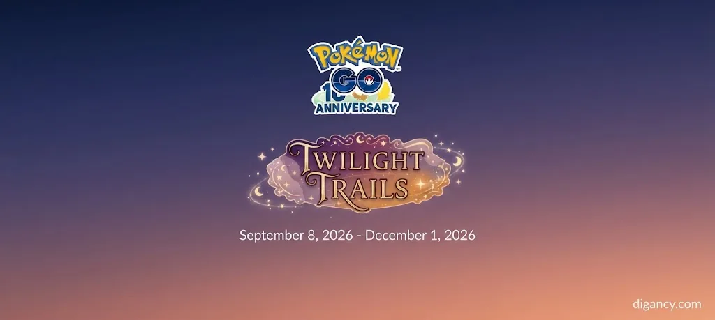 Twilight Trails Season of Pokémon GO: September 8 to December 1, 2026 1 Twilight Trails Season of Pokémon GO