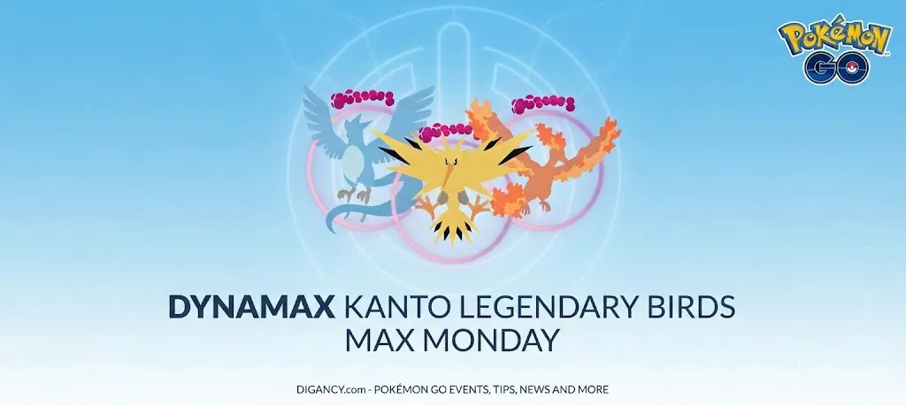 Dynamax Kanto Legendary Birds Max Monday