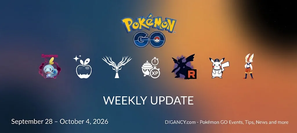 Pokémon GO Weekly Update (September 28, 2026)