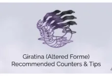 Giratina (Altered Forme) Recommended Counters